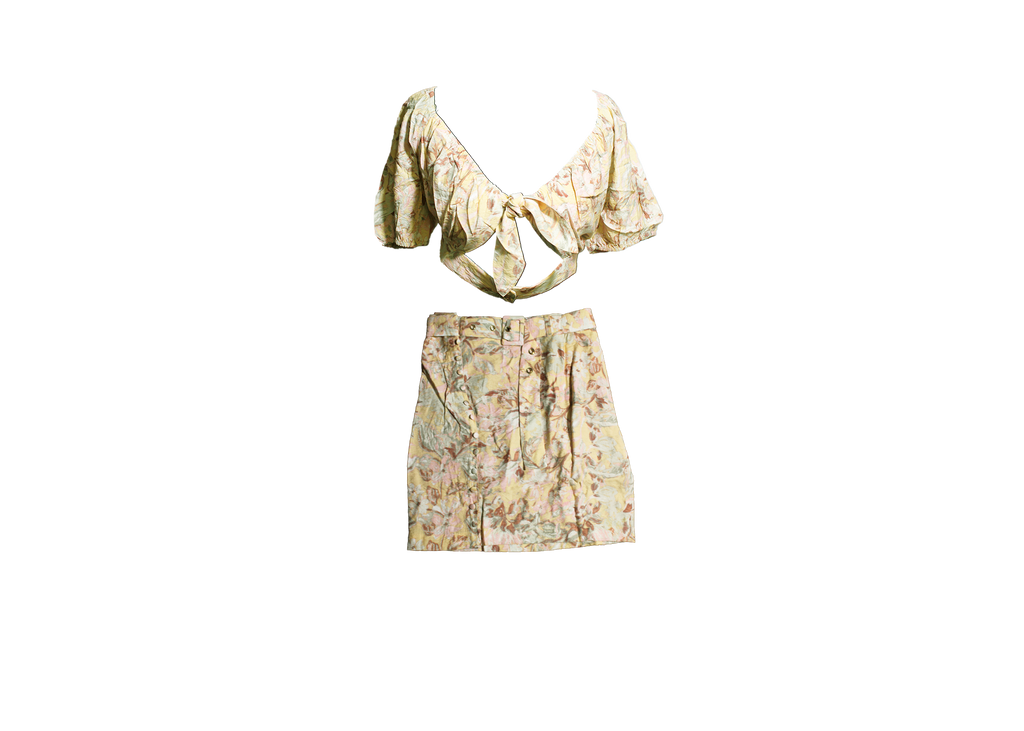 Zendaya's Two Piece Floral Set