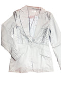 CEO Gray Blazer & Pants Lace Set