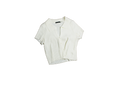 Cream Pie Button Down Crop Top