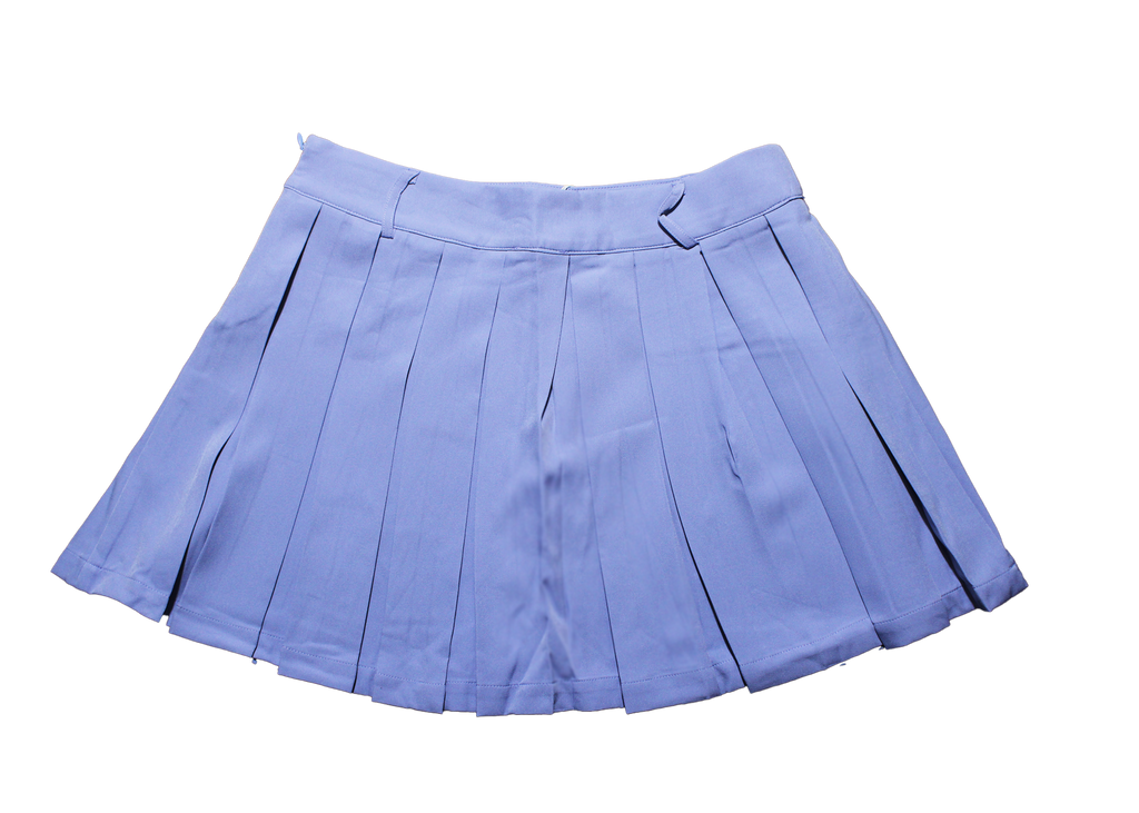 Soft Purple Pleated Skirt