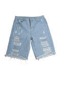 Tommy Girl Ripped Denim Shorts