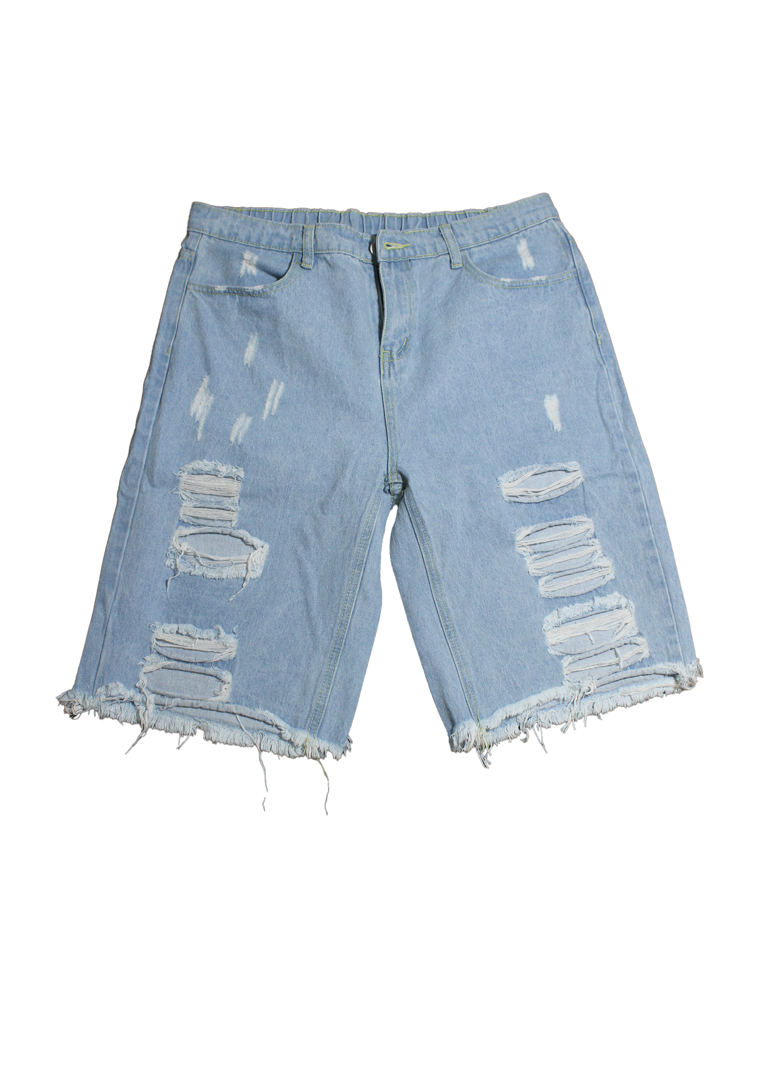 Tommy Girl Ripped Denim Shorts